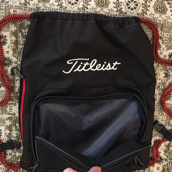 Titleist Black and Red Backpack - Picture 3 of 5